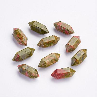 Natural Unakite Double Terminated Points G-P287-A03-1