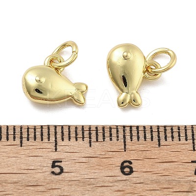 Brass Pendants KK-U060-21G-B-1
