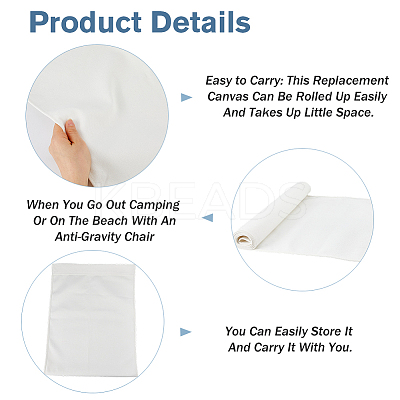 2Pcs Oxford Canvas Chair OCOR-HS0001-14B-1