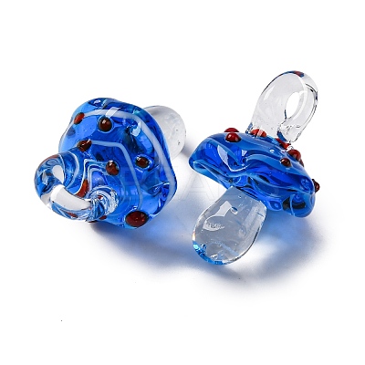 Handmade Lampwork Pendants LAMP-M02-01W-1