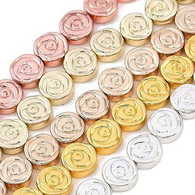 Electroplated Synthetic Non-magnetic Hematite Beads Strands G-C156-07-1