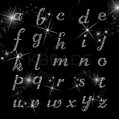 Glitter Hotfix Rhinestone(Hot Melt Adhesive On The Back) DIY-FG0001-43-1