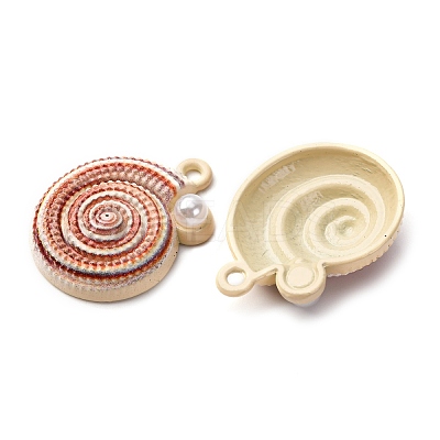 Baking Paint Alloy Pendants FIND-G097-01F-1