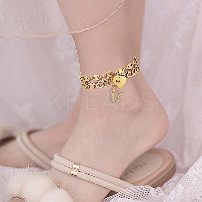 Anklets Sets AJEW-AN00383-20-1