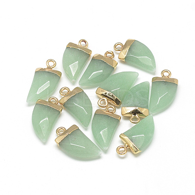 Natural White Jade Pointed Pendants X-G-Q966-06-1