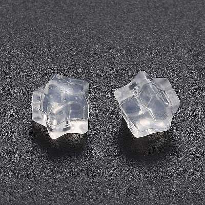 Transparent Silicone Ear Nuts LS-SIL-N003-02-1