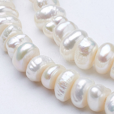 Natural Cultured Freshwater Pearl Beads Strands PEAR-F004-24-1