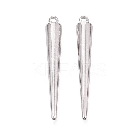 304 Stainless Steel Pendants STAS-T075-22B-P-1