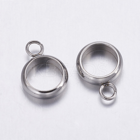 Tarnish Resistant 304 Stainless Steel Tube Bails X-STAS-K146-050-6mm-1