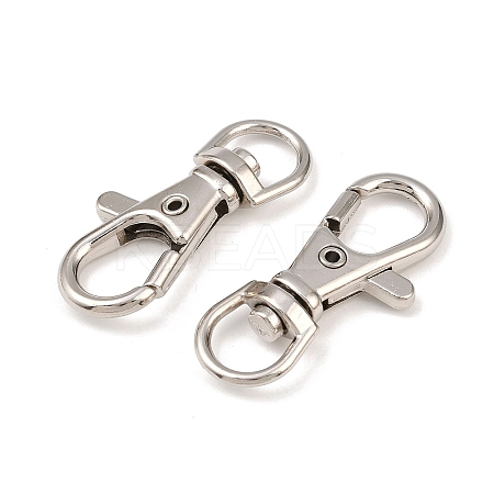 Alloy Swivel Lobster Claw Clasps E547Y-1
