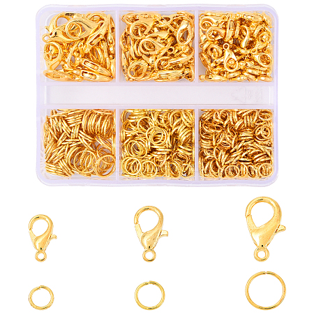 558Pcs 3 Styles Iron Open Jump Rings FIND-YW0007-77-1