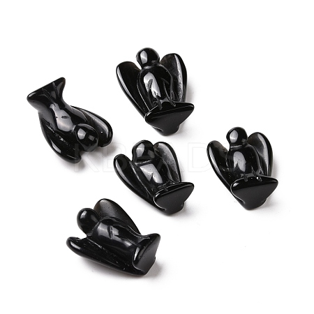 Natural Obsidian Angel Decor Healing Stones G-G864-01A-02-1