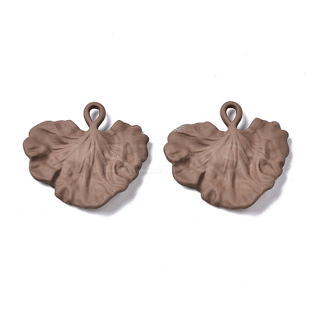 Spray Painted Alloy Pendants PALLOY-T077-118C-RS-1