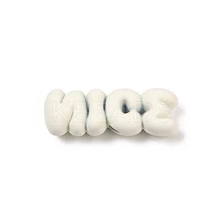 Spray Painted Alloy Beads PALLOY-S038-11B-1