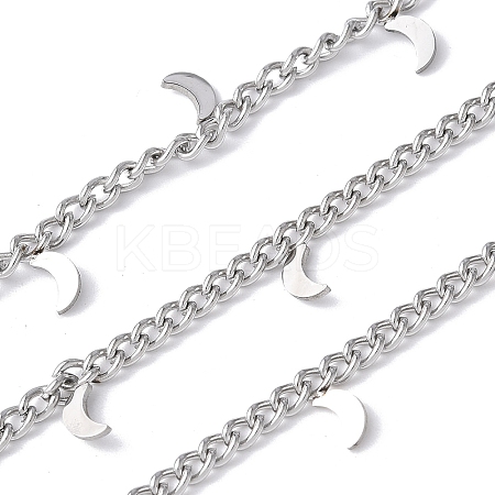 304 Stainless Steel Curb Chains CHS-G041-02P-02-1