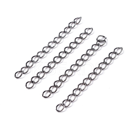 Iron Ends with Twist Chains CH-CH017-5cm-B-1