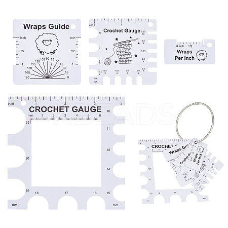 8Pcs PVC Sewing Rulers DIY-NB0012-39-1
