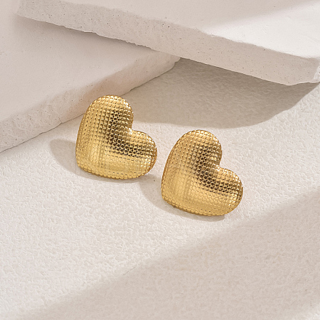 201 Stainless Steel Stud Earrings FB9873-1-1