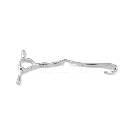 Brass Toggle Clasps KK-U020-05P-1