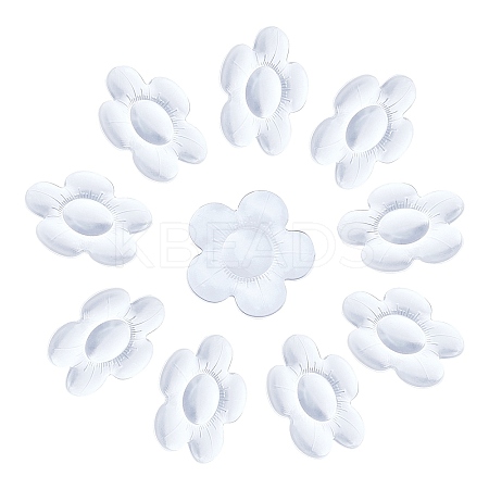 Gorgecraft 10Pcs Door Knob Wall Shield Transparent Soft Silicone Wall Protector AJEW-GF0003-21-1