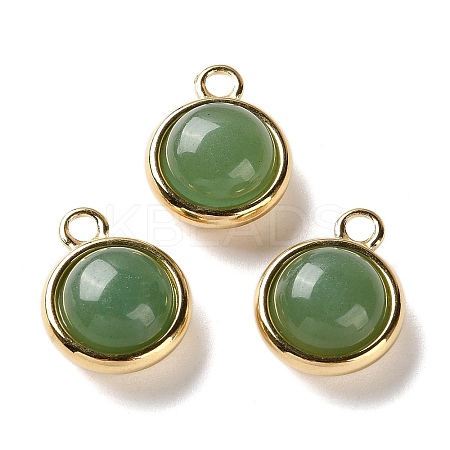 Natural Green Aventurine Pendants STAS-L022-398H-G-1
