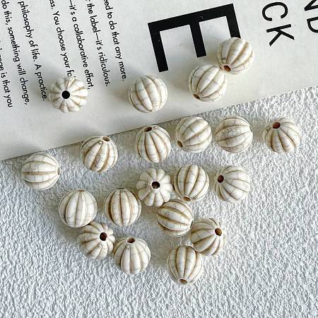 Synthetic Howlite Beads G-V001-001G-1