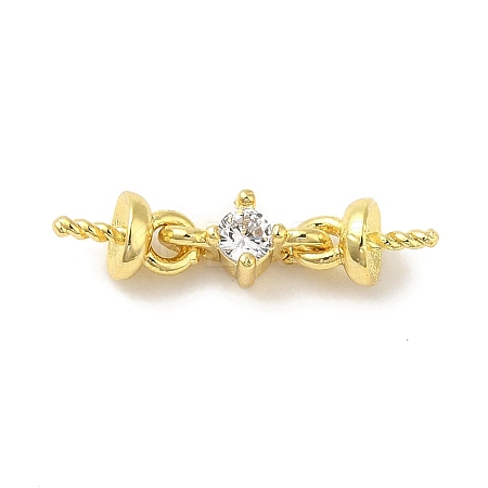Brass Micro Pave Cubic Zirconia Peg Bails LS-KK-K371-19G-1