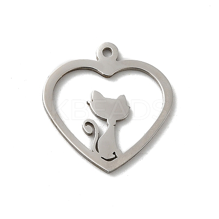 Non-Tarnish 201 Stainless Steel Pendants LS-STAS-E206-06P-06-1