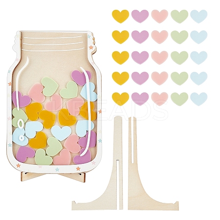 DIY Wood Reward Chart for Kids DIY-WH0491-16B-1