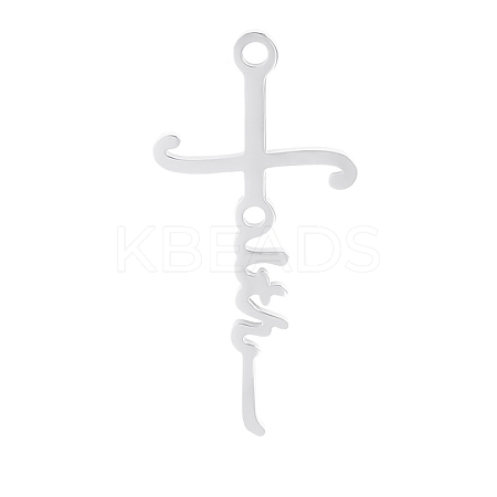 Non-Tarnish Stainless Steel Pendants RELI-PW0002-03P-1