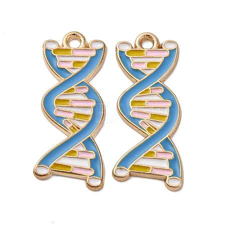 Chemistry Theme Alloy Enamel Pendants ENAM-V002-01K-KCG-1