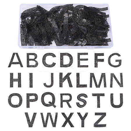 Glitter Hotfix Rhinestone Iron on Patches DIY-CD0001-10F-1