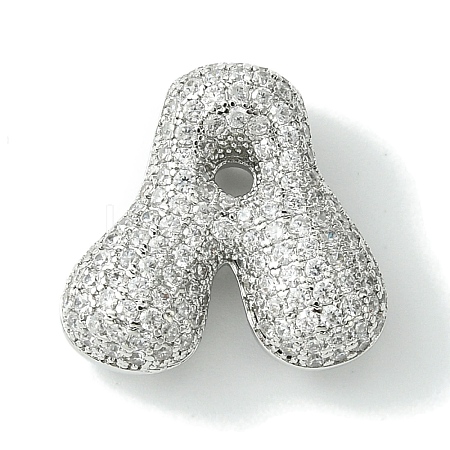 Rack Plating Brass Cubic Zirconia Pendants KK-S378-02P-A-1