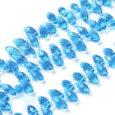 Crystal Glass Beads Strands GLAA-D033-22-1