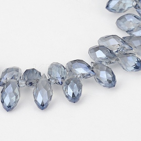 Electroplate Glass Beads Strands EGLA-J068-FR04-1