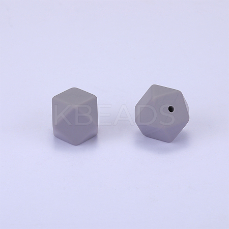 Hexagonal Silicone Beads SI-JX0020A-44-1