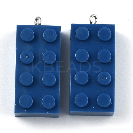 Opaque Acrylic Pendants MACR-B0001-02K-1