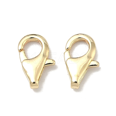 Brass Lobster Claw Clasps KK-G557-06A-G-1
