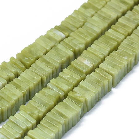 Natural Chinese Southern Jade Beads Strands G-F631-I05-1