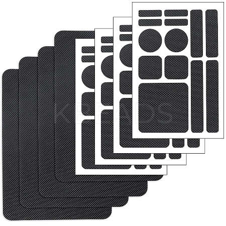 8Pcs 2 Styles PEVA Rubber Anti-Slip Hexagonal Phone Grip Tape Stickers for Phones AJEW-SP0002-64A-02-1