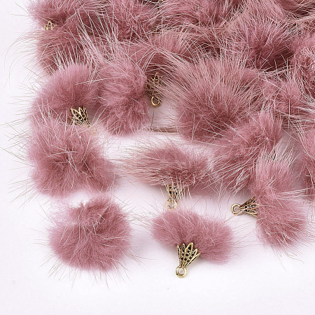 Cheriswelry Faux Mink Fur Tassel Pendant Decorations FIND-CW0001-01-1