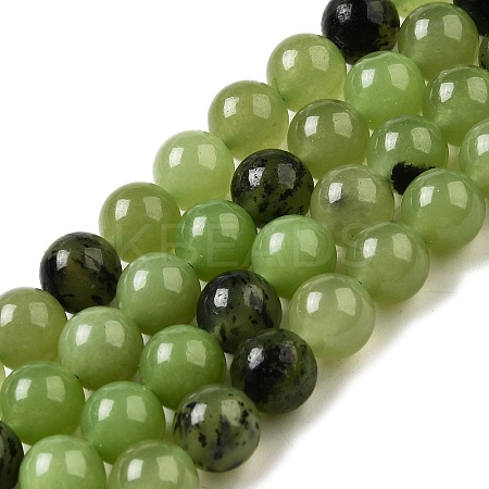 Dyed Natural Malaysia Jade Beads Strands G-G021-02B-14-1
