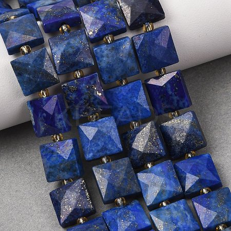 Natural Lapis Lazuli Beads Strands G-F839-A34-01-1