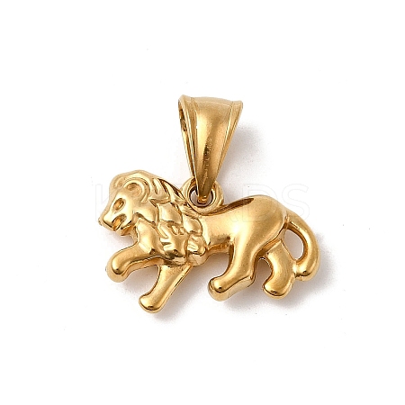 Animal Theme 304 Stainless Steel Pendants STAS-B167-27E-G-1