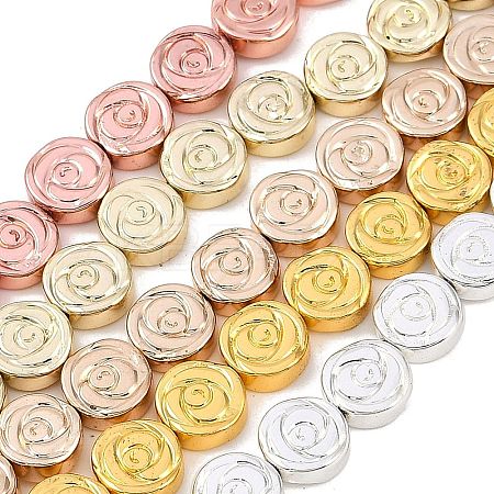 Electroplated Synthetic Non-magnetic Hematite Beads Strands G-C156-07-1