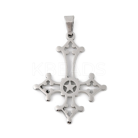 304 Stainless Steel Pendants STAS-C116-01P-1