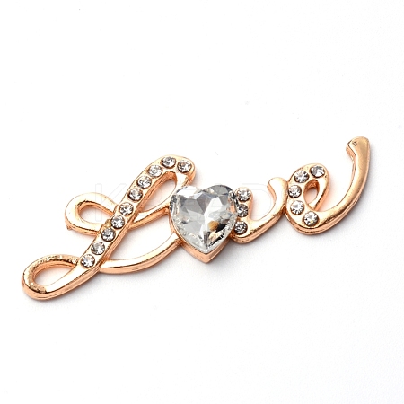 Alloy Rhinestone Cabochons ALRI-WH0002-56-1
