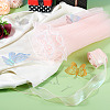 Wrinkled Wavy Polyester Flower Bouquets Wrapping Packaging FIND-TA0010-72A-5
