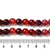Dyed & Heated Natural Dragon Veins Agate Beads Strands G-P539-A01-25-5