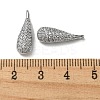 Brass Micro Pave Cubic Zirconia Pendants KK-H460-08P-3
